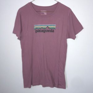 Patagonia logo tee
